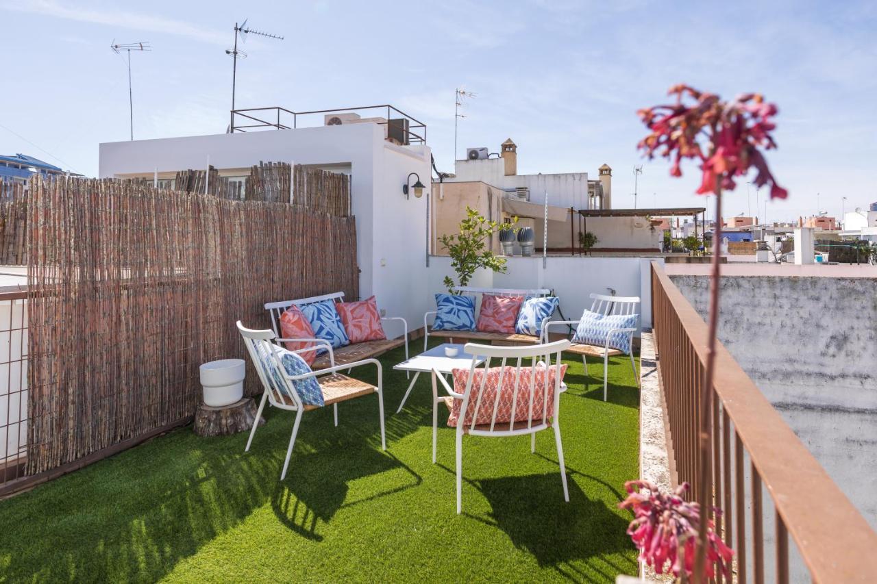 Tentudia Charming Apartments With Private Roof-Top Or Patio In San Bernardo By Ocityzen Seville Ngoại thất bức ảnh